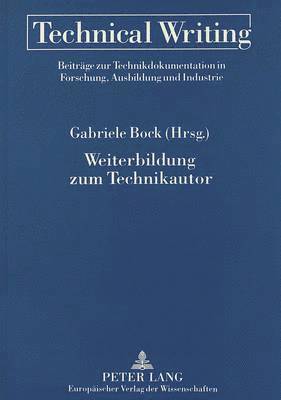 bokomslag Weiterbildung Zum Technikautor
