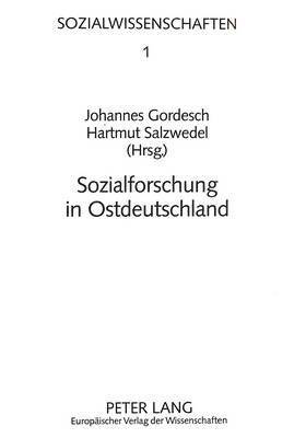 bokomslag Sozialforschung in Ostdeutschland