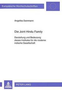 bokomslag Die Joint Hindu Family