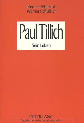 Renate Albrecht, Werner Schüssler - Paul Tillich, Häftad