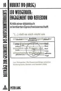 bokomslag Leo Weisgerber: Engagement Und Reflexion