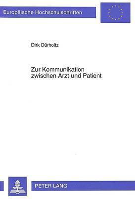 Zur Kommunikation Zwischen Arzt Und Patient 1