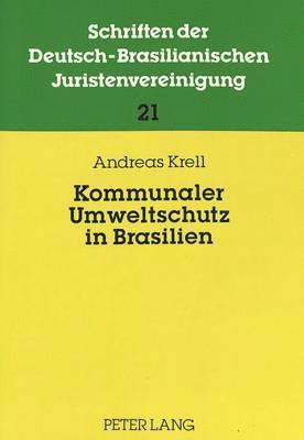 bokomslag Kommunaler Umweltschutz in Brasilien