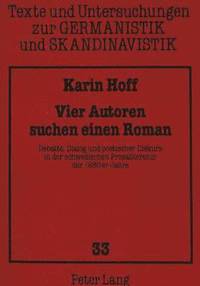 bokomslag Vier Autoren Suchen Einen Roman