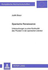 bokomslag Spanische Renaissance