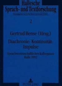 bokomslag Diachronie - Kontinuitaet - Impulse