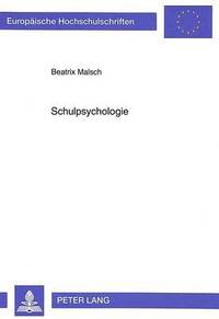 bokomslag Schulpsychologie