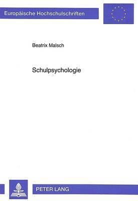 bokomslag Schulpsychologie