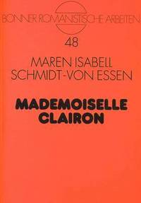 bokomslag Mademoiselle Clairon