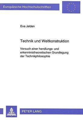 Technik Und Weltkonstruktion