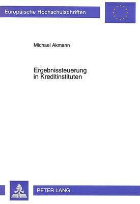 bokomslag Ergebnissteuerung in Kreditinstituten