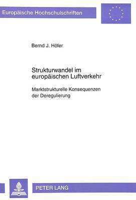 bokomslag Strukturwandel Im Europaeischen Luftverkehr