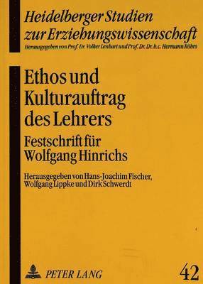 Ethos Und Kulturauftrag Des Lehrers 1