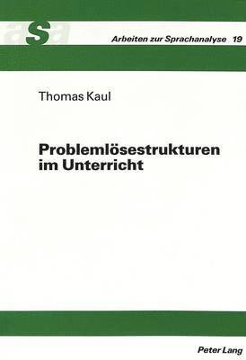 bokomslag Problemloesestrukturen Im Unterricht