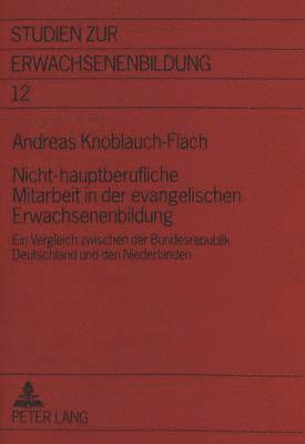 bokomslag Nicht-Hauptberufliche Mitarbeit in Der Evangelischen Erwachsenenbildung