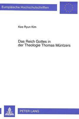 bokomslag Das Reich Gottes in Der Theologie Thomas Muentzers