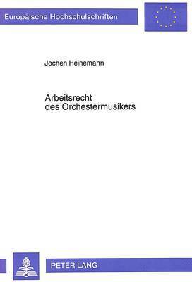 Arbeitsrecht Des Orchestermusikers 1