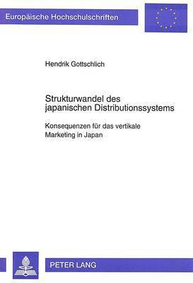 Strukturwandel Des Japanischen Distributionssystems 1