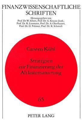 bokomslag Strategien Zur Finanzierung Der Altlastensanierung