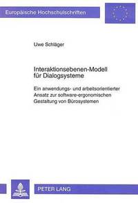 bokomslag Interaktionsebenen-Modell Fuer Dialogsysteme