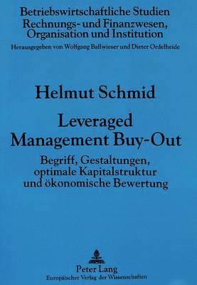 Leveraged Management Buy-Out 1