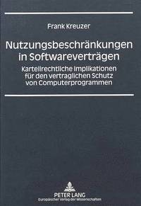 bokomslag Nutzungsbeschraenkungen in Softwarevertraegen