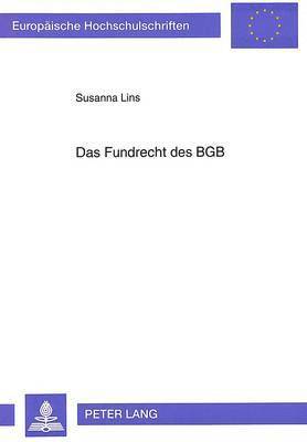 Das Fundrecht Des Bgb