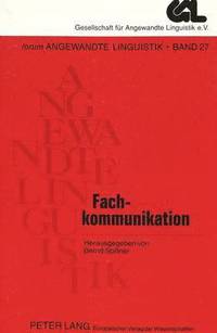 bokomslag Fachkommunikation