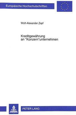 Kreditgewaehrung an Konzernunternehmen 1