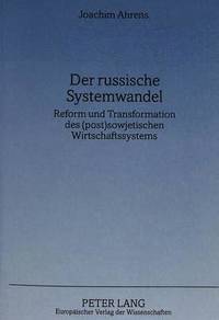 bokomslag Der Russische Systemwandel