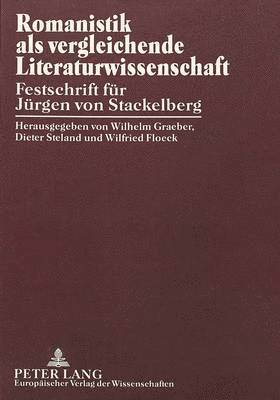 bokomslag Romanistik ALS Vergleichende Literaturwissenschaft