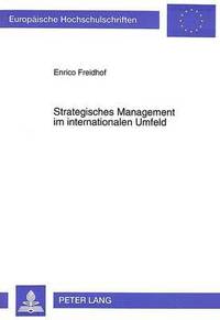 bokomslag Strategisches Management Im Internationalen Umfeld