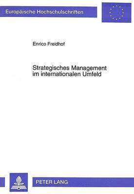 bokomslag Strategisches Management Im Internationalen Umfeld