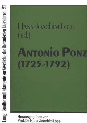 Antonio Ponz (1725-1792) 1