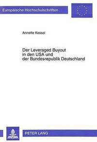 bokomslag Der Leveraged Buyout in Den USA Und Der Bundesrepublik Deutschland