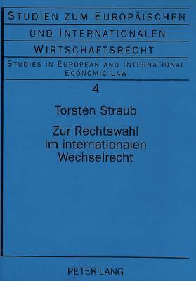 bokomslag Zur Rechtswahl Im Internationalen Wechselrecht