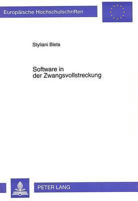 bokomslag Software in Der Zwangsvollstreckung