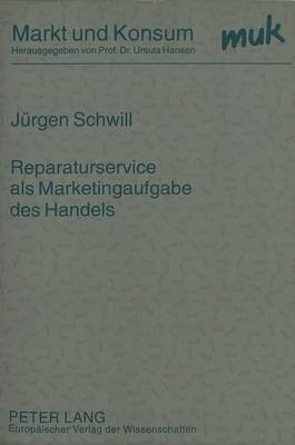 bokomslag Reparaturservice ALS Marketingaufgabe Des Handels