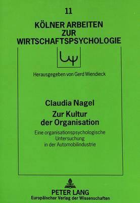 Zur Kultur Der Organisation 1