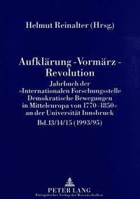 bokomslag Aufklaerung - Vormaerz - Revolution