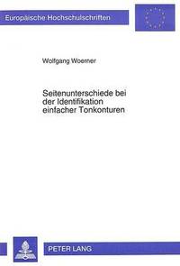 bokomslag Seitenunterschiede Bei Der Identifikation Einfacher Tonkonturen