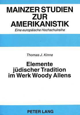 bokomslag Elemente Juedischer Tradition Im Werk Woody Allens