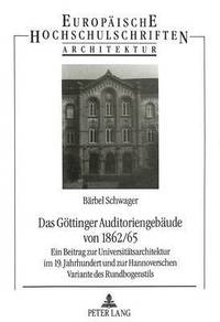 bokomslag Das Goettinger Auditoriengebaeude Von 1962/65