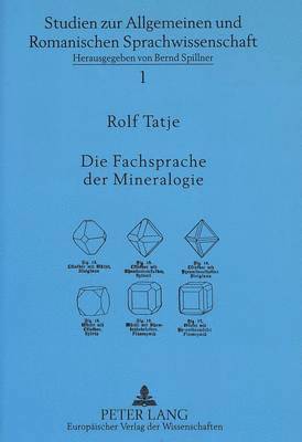 bokomslag Die Fachsprache Der Mineralogie