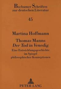 bokomslag Thomas Manns Der Tod in Venedig