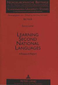 bokomslag Learning Second National Languages