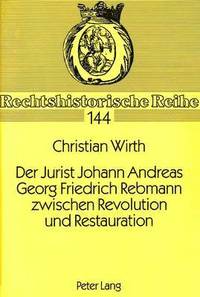 bokomslag Der Jurist Johann Andreas Georg Friedrich Rebmann Zwischen Revolution Und Restauration