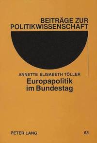 bokomslag Europapolitik Im Bundestag