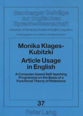 Monkia Klages-Kubitzki, Monika Klages-Kubitzki, Wolfgang Viereck - Article Usage in English, Häftad