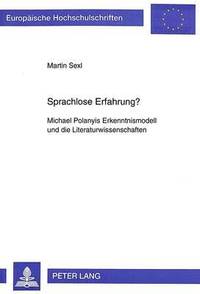 bokomslag Sprachlose Erfahrung?